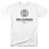 Back To The Future II Mr. Fusion Logo Men's 18/1 Cotton Short-Sleeve T-Shirt